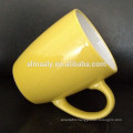 glaze V-shape ceramic coffee mug